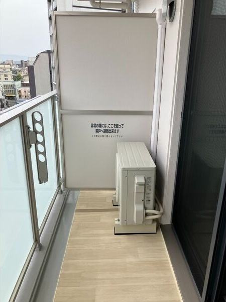 プレイズシード浅間町のバルコニー
