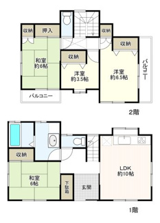【間取り】 | 富士見市渡戸戸建