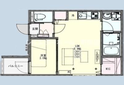 KEIAI　RESIDENCE 　淵野辺※初期費用分割後払いサービス利用可能物件の間取り