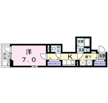 セレーノ押上の間取り
