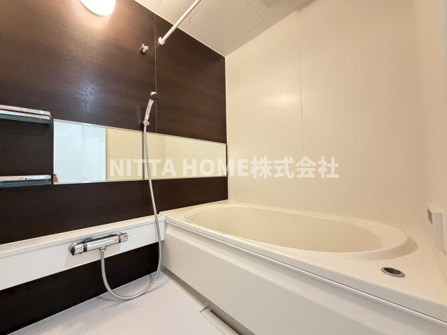 丹波篠山市大沢１丁目のアパートの浴室|追い焚きや浴室乾燥もできるバスルーム★