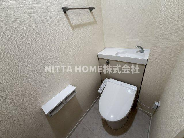 丹波篠山市大沢１丁目のアパートのトイレ|温水洗浄付きトイレです◇