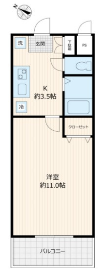 Uresidence南柏の間取り