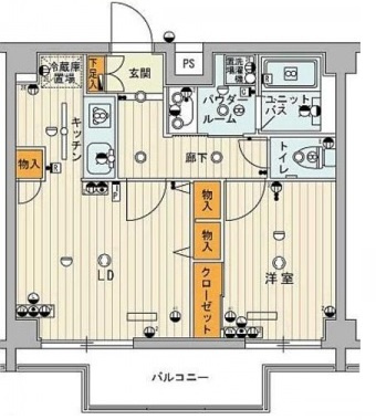 スカイコート新宿弐番館の間取り