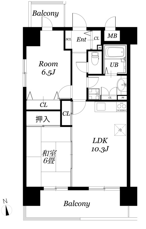 ロワールヒエダの間取り