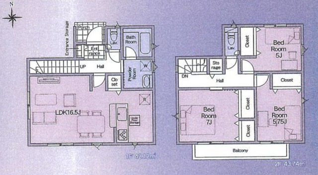【間取り】 | 薬師台新築戸建 | 3LDKは、リビングダイニングキッチンと3つの居室がある間取り。ファミリー層に非常に人気の高い間取りで、広々としたリビングで家族団らんを楽しみ、個室でプライベートな時間も確保できるのが大きな魅力です。