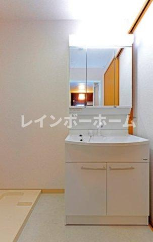 ミルフィーユの独立洗面台