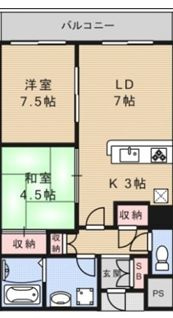 ぷりんすマンションの間取り