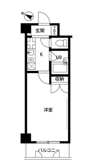 プレールカテリーナ代田橋の間取り