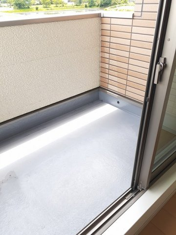 ハピネス２のバルコニー