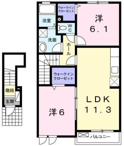 グランシャリオの間取り