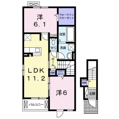 グラン　シャリオ　Ⅱの間取り