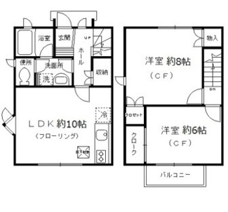 【間取り】 | ディアコート | 間取りです。