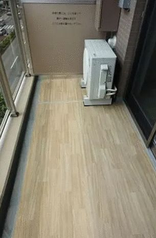 フレンシア文京関口のバルコニー