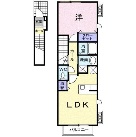 ガーデンコート　Ｃの間取り