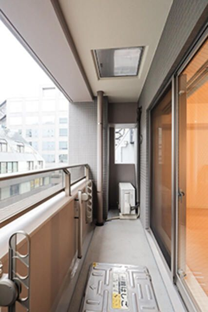 シティカレント大手町のバルコニー