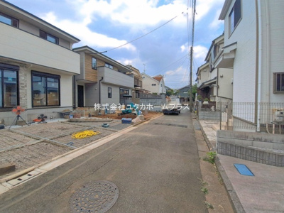 【前面道路含む現地写真】 | 東大和市向原5丁目　新築戸建　【全2棟】