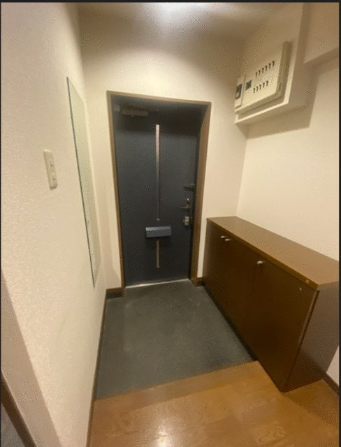 ルミエール落合の玄関