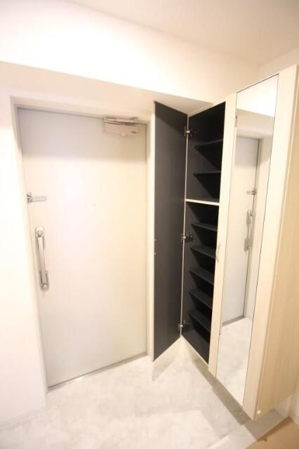 クレシェンテ月島の玄関