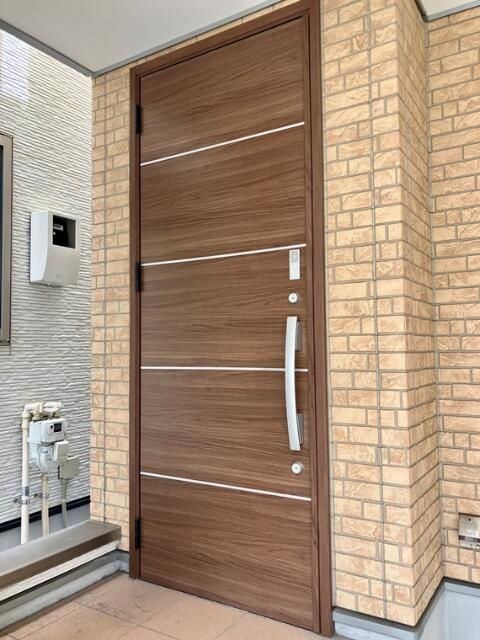 山王戸建のエントランス