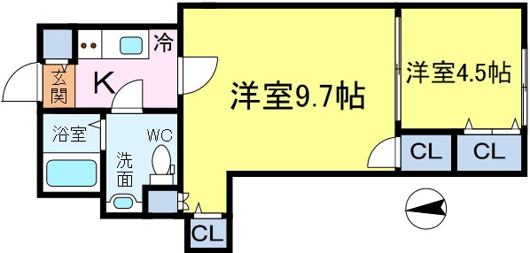ウラノス小松川の間取り