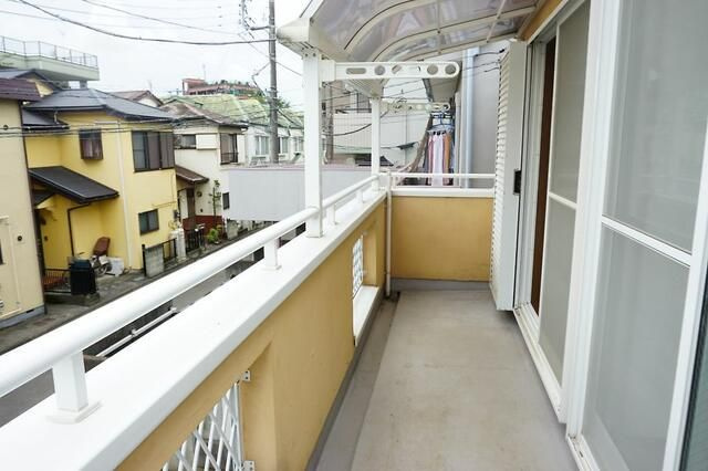 榎戸熊谷貸家のバルコニー