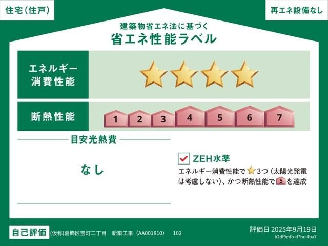 リブリ・ピエトラ・リッタの省エネ性能ラベル