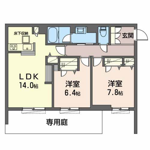 シャーメゾン HARUの間取り