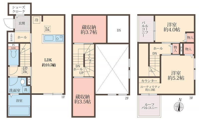 仮）八潮市大原アパートの間取り