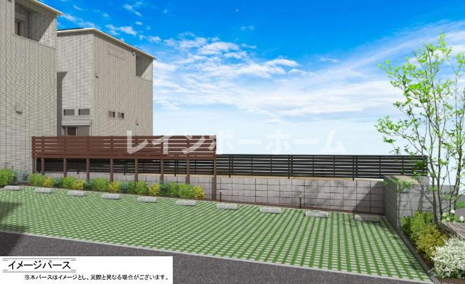 仮）八潮市大原アパートの外観パース|こちら、外観パースです