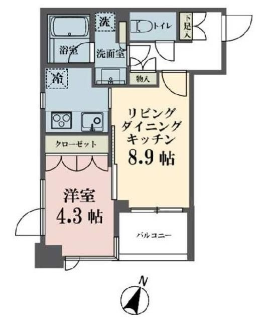 メゾンビスタ渋谷宇田川の間取り