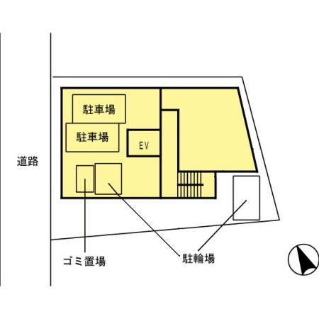 アイリス大森の区画図