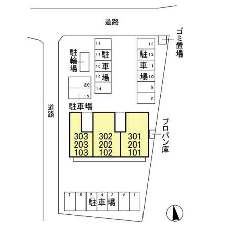 リュミエールの区画図