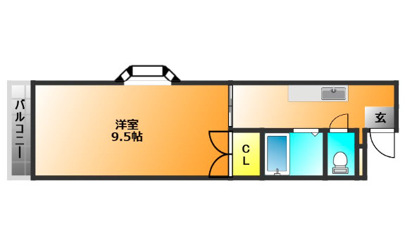 コーポラスＫⅡ【キャッシュバック対象物件】の間取り
