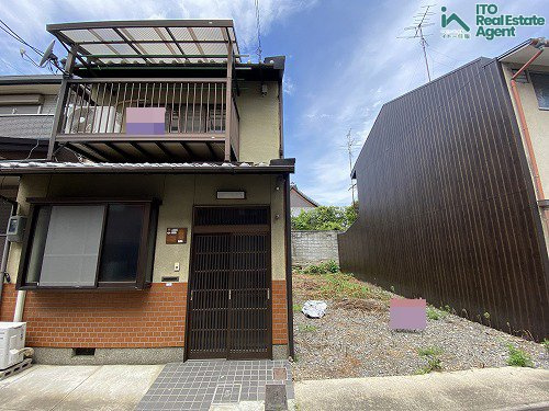 上京区 七番町 建築条件無し 土地の外観