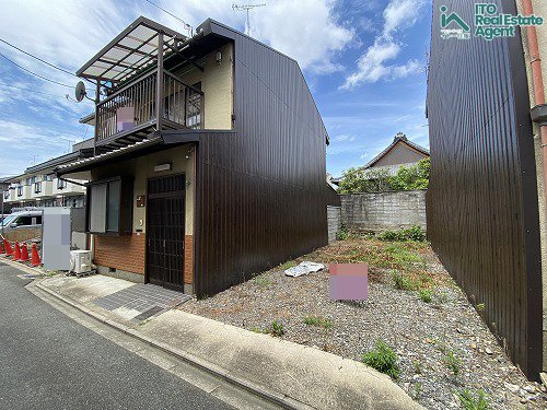 上京区 七番町 建築条件無し 土地の外観