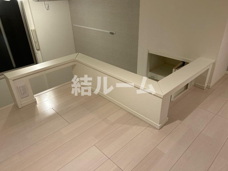 北区栄町のアパートの内装