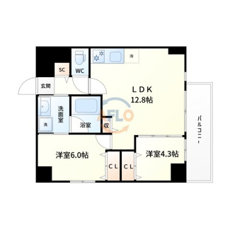 【間取り】 | ウッドリバー新大阪 | 間取り