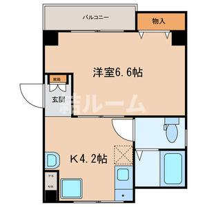 荒川区西日暮里６丁目の賃貸マンションの間取り