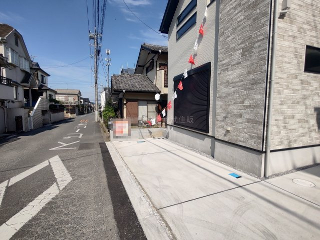 【前面道路含む現地写真】 | 川越市霞ケ関北２０期　全２棟　１号棟 | 都市ガス・本下水