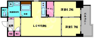 【間取り】 | サニーハウス天満橋　中大江小学校区 | サニーハウス天満橋 　間取り　