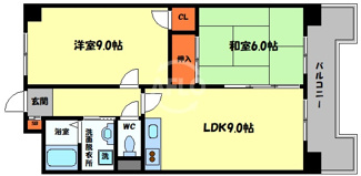 【間取り】 | ブルームコートⅡ　鷺洲小学校区 | ハイツニチカン2　間取り