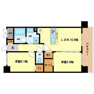 【間取り】 | ベリー海老江　鷺洲小学校区 | ベリー海老江　開放感ある間取り