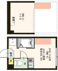 板橋区小茂根４丁目のアパートの間取り