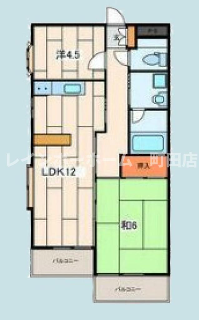 ウェルストンハイツ※初期費用分割あと払いサービス利用可能物件の間取り