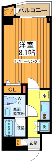【間取り】 | グランヴァン駒沢大学 | ＊実際は反転タイプとなります。