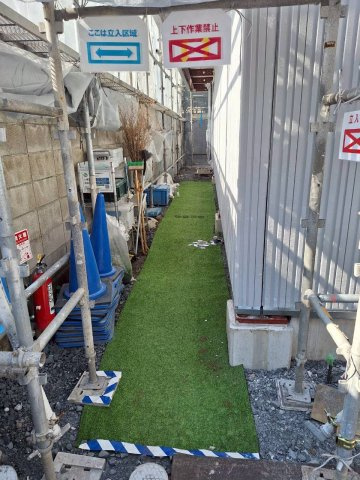 （仮称）矢来町メゾン西棟のエントランス