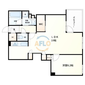 【間取り】 | ブランズタワー大阪本町　開平小学校区 | ブランズタワー大阪本町　間取り