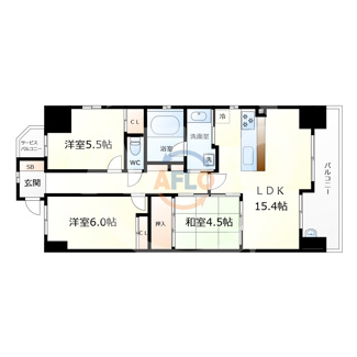【間取り】 | レジディア都島Ⅰ　大東小学校区 | レジディア都島Ⅰ　間取り