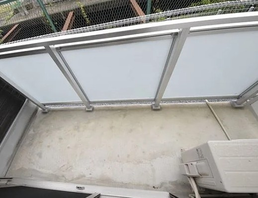 船橋市中野木２丁目の賃貸マンションのバルコニー